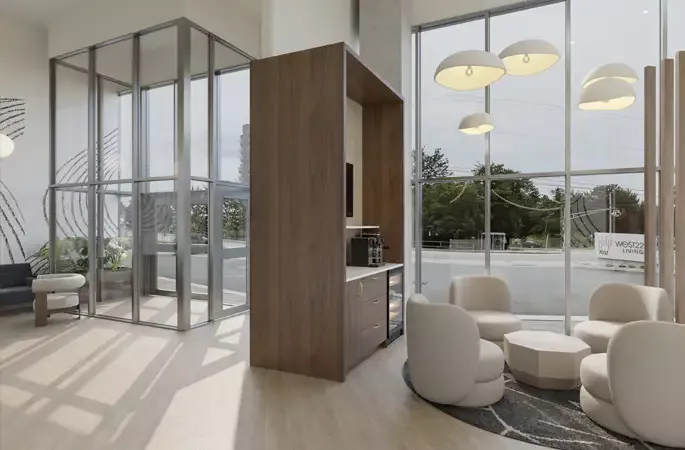 Bright waiting area at Lawen Dentistry Mumford Road location